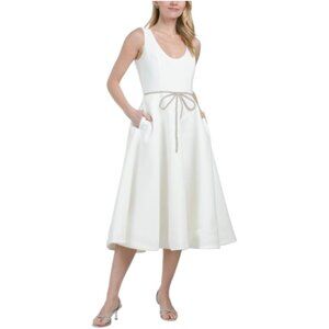 knee length dresses for ladies Tessa Sunset Yellow / S